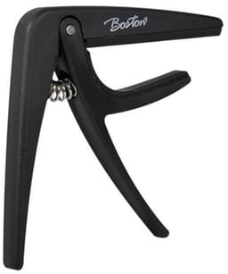 Capo - Boston BC-86-BK - Veermechanisme - Klassieke gitaar - Zwart — thumbnail 1