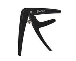 Capo - Boston BC-87-BK - Veermechanisme - Ukelele - Mandoline - Banjo - Zwart