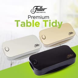 Tafelveger Kruimelreiniger - Handveger Tafel - Kruimels Verzamelen - Duurzame Constructie - 156 cm Lengte - Goud — thumbnail 3