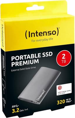 Externe SSD - Draagbare Opslag - Data Overzetten - Schokbestendig Ontwerp - 2TB - Antraciet — thumbnail 2