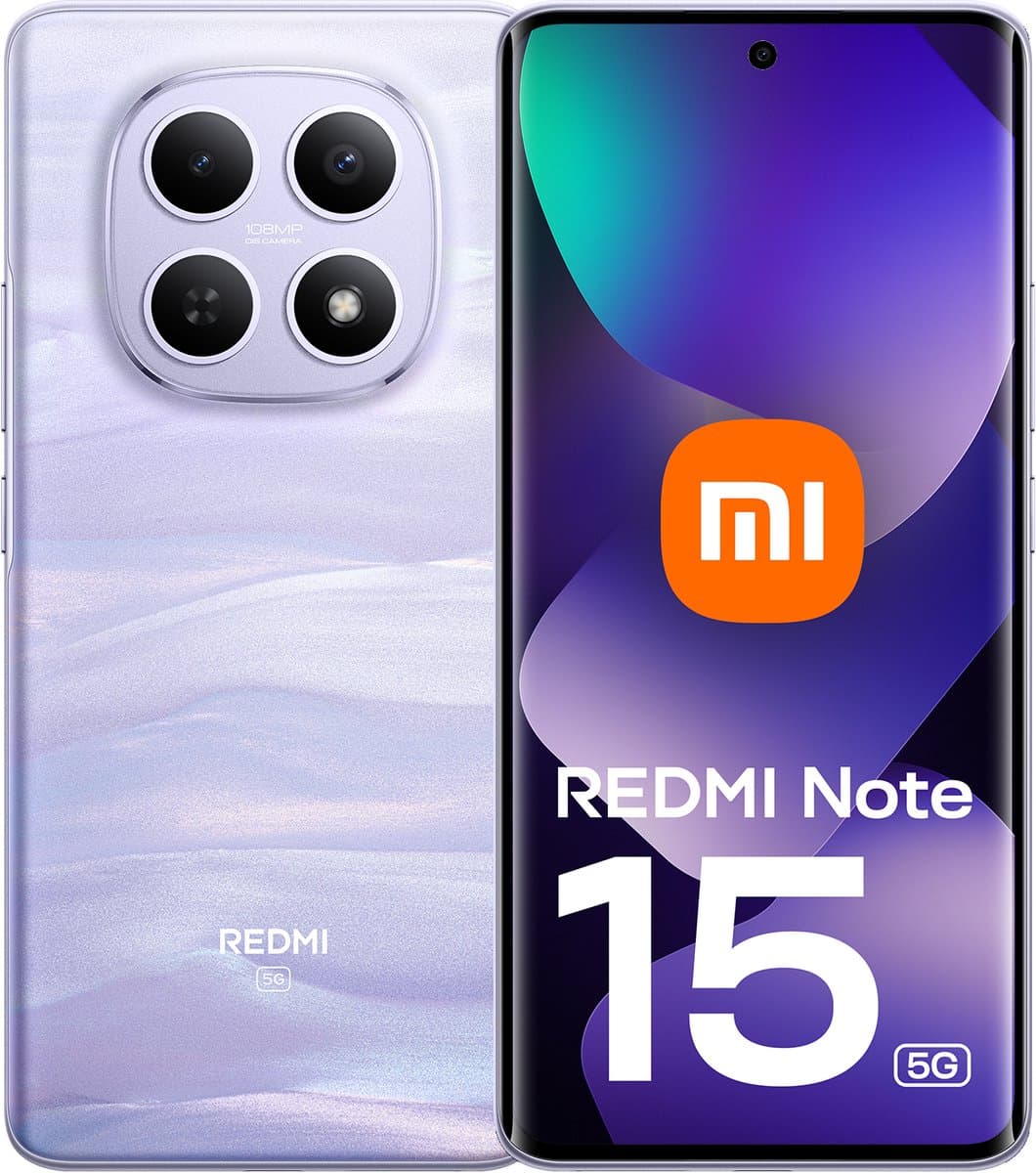 Smartphone-REDMI Note 15 5G-6GB+128GB-Mist Paars — afbeelding 1