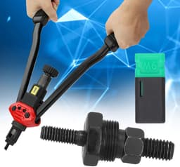 NTHProducts - Rivet Nut Gun Head - M6 Draadvervanging - Hoogwaardige materiaal - Zwart - Rivet Gun Tool - Geschikt voor handmatig gebruik - Kwaliteit e... — thumbnail 5