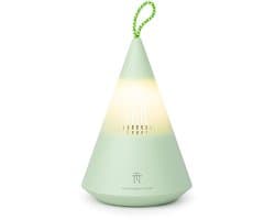 TRETTITRE TreSound Q Fresh Dewy Green - bluetooth speaker met campinglamp - IP67 - 360° - groen