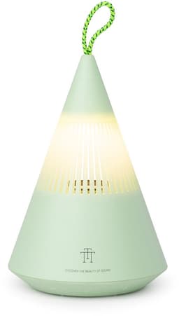 TRETTITRE TreSound Q Fresh Dewy Green - bluetooth speaker met campinglamp - IP67 - 360° - groen — thumbnail 1