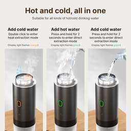 Draadloze koffiemachine voor in de auto, thuis en op reis. 3-in-1 elektrische koffiemaker, geschikt voor capsules en gemalen koffie. Mini cold brew en verwarmde koffiemachine met 15 bar koffiekopje (wit). — thumbnail 4