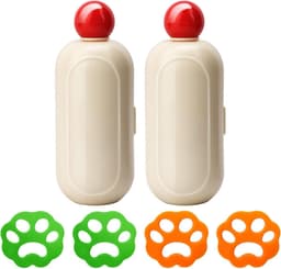 Set van 6 Herbruikbare en Wasbare Haarvangers voor de Wasmachine, Mini Haarverwijderaar en Silicone Accessoires voor Efficiënte Haarverzameling — thumbnail 1
