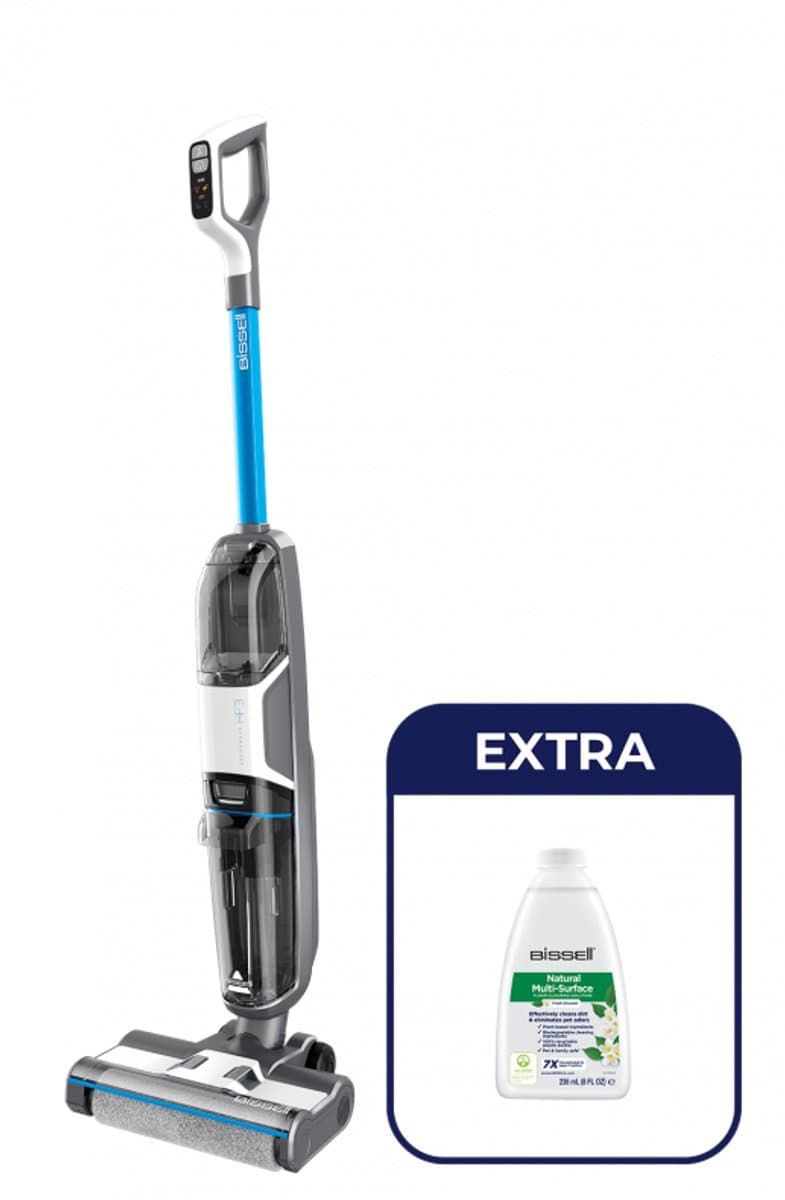 BISSELL CrossWave HF3 Draadloze Steelstofzuiger met Dweilfunctie - 2 in 1 Stofzuiger & Dweil - Vacuum Cleaner Zonder Zak op Accu - Lichtgewicht Vloerreiniger - Reinigingsmachine voor Harde Vloeren - tot 25 Minuten Gebruiksduur - 3598N — afbeelding 1