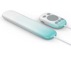 Bluetooth-kussenluidspreker met beengeleiding en afstandsbediening, draagbare luidspreker voor onder het kussen, ondersteunt TF-kaart, timer voor witte ruis, draadloos persoonlijk slaaphulpmiddel, stereobas (groen). — thumbnail 1