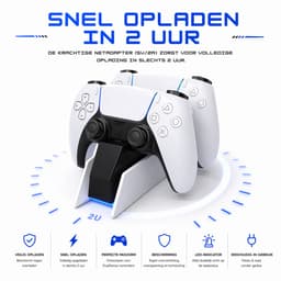 PlayCool PS5 DualSense en DualSense Edge Controller Oplaadstation — thumbnail 4