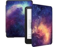 Beschermhoes Kindle Paperwhite - E-reader Cover - Lezen Beschermen - Automatische Sluimerfunctie - 7 inch - Galaxy