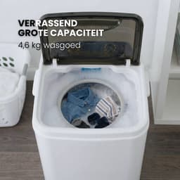 Salora MINIWASHING5 - Mini wasmachine - Compacte wasmachine - Kleine wasmachine - Studenten wasmachine - Wit — thumbnail 2