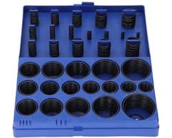 Hoog- en laagtemperatuur bestendige zwarte rubber O-ring set voor diverse toepassingen en lekkagepreventie