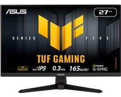 ASUS TUF Gaming VG27AQE5A - QHD Gaming Monitor - Stereo Speakers - 0.3ms - 165hz - 27 inch