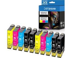 Inktcartridges Multipack - Printerinkt XL - Documenten Printen - Nieuwste Chip - 10 Stuks - Zwart Cyaan Magenta Geel