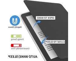 Kindle Colorsoft Hoes - E-reader Cover - Bescherming E-reader - Met Handriem - 7 inch - Zwart