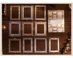 Vintage Papieren Lijsten met Geëmbossed Patroon voor Journal en Kunstprojecten - Romantische Thema's, Type A, 20 Vellen