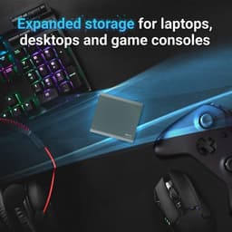 Draagbare SSD - Externe Opslag - Bestanden Overzetten - Hoge Snelheid - 1 TB - Zwart — thumbnail 3
