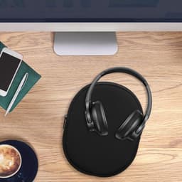 Beschermhoes Koptelefoon - Hoes voor Headset - Veilig Transport - Gemaakt van Neopreen - 24 x 19 cm - Zwart — thumbnail 3