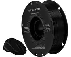 ABS Filament - 3D Printer Draad - Objecten Printen - Maatnauwkeurig ± 003 mm - 175 mm 1 kg - Zwart