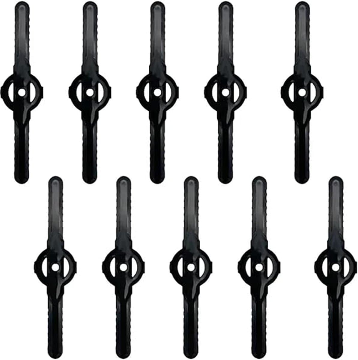 Grasmaaier accessoires – Tuin elektrisch gereedschap, nylon snijmes set 10 stuks — afbeelding 1
