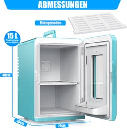 KESSER® Tafelmodel Koelkast 15 Liter AC DC 220-240V en 12V - Mini Koelkast Vrijstaand met Verwarmingsfunctie - Koelbox ideaal voor Auto en camperen - — thumbnail 5