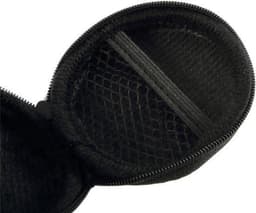Oortjes hoesje - Opberg doosje - Kabeltasje - Etui oortjes - Oortjes opbergen - Opbergetui - Opbergdoosje - Reistasje - Hardcover - Zwart - Jonyx — thumbnail 3