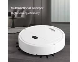 THEROB Smart robot stofzuiger met borstels en Veegdoek. 3 in 1.Zuigen, vegen en dweilen. Krachtige smart robot stofzuiger uitvoering is een onmisbare hulp