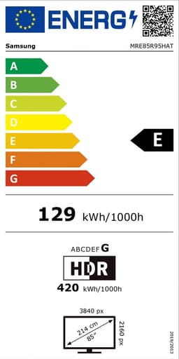 Samsung 85R95H - 85 inch - 4K Micro RGB - 2026 - Smart TV — thumbnail 2