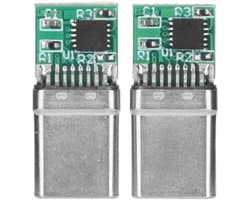 SPHProducts - USB Type C Breakout Board - Mannelijke Adapter - Compact en Lichtgewicht - 8pin 20V 3A - Ideaal voor Tablet en Laptop - Geschikt voor Pr