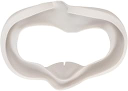 Vt products - VR-gezichtshoes voor 2 - Zweetbestendig - Siliconen Gezichtskussenmasker - Wasbaar - Oogkussentje voor VR - Geschikt voor 2 - Grijs-wit — thumbnail 2