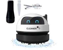 carmdering - Tafelstofzuiger - draadloze mini stofzuiger USB oplaadbaar - krachtige zuigkracht - compact en draagbaar - voor bureau, auto en huishouden