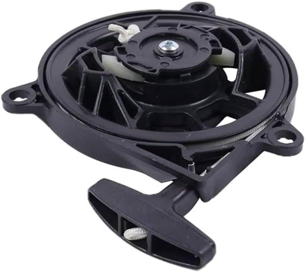 Trekstarter Grasmaaier - Startmotor Onderdeel - Motor Starten - Directe Vervanging - Diameter 13.8 cm - Zwart — afbeelding 1
