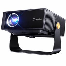 Beamer Mini Projector - WiFi Bluetooth - 4K Ondersteuning - Trapeziumcorrectie - Draagbaar — thumbnail 1