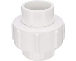 PVC Pipe Fitting 32mm - Snelle Verbinder voor Aquarium en Vijver, Solvent Socket Connector in Wit