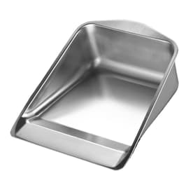 Roestvrijstalen Stofpan - Vuilpan Metalen Schep - Snel Vuil Verzamelen - Brede Mond Ontwerp — thumbnail 4