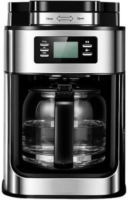 LUMÈ STORE Koffiemachine met Bonenmaler – Koffiezetapparaat – Filter Koffie – Automatisch – Timer – LCD Display – 92°C – Zwart — thumbnail 3