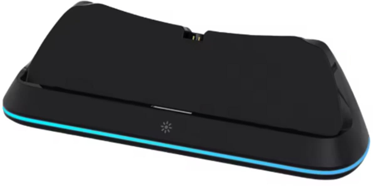 Oplaadstation met Type-C Adapter voor PlayStation Portal Remote Player - Draagbare PS5 Oplaadstandaard met 7 RGB Lichtmodi - Touch Bediening - USB 5V/2A Laadhouder met Beveiliging tegen Overbelasting - Ideaal voor Stabiel en Veilig Opladen - Zwart — afbeelding 1
