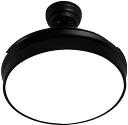 CREATE - Plafondventilator 40W stille intrekbare bladen Ø91cm met licht - Zwart - WIFI + Afstandsbediening - WIND CLEAR — thumbnail 2