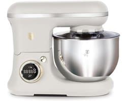 Keukenmachine - Mixer - Culinair Maken - Krachtig 1500W - 6 Liter Kom - Crèmekleurig