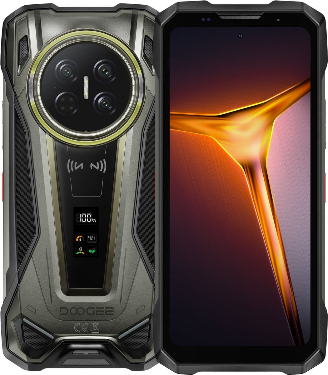 DOOGEE Vmax2 Pro Robuuste smartphone 5G - 6.78 inch 120Hz - 48GB RAM - 1TB ROM - 22000 mAh 120W - Android 16 - 200MP AI camera - IP68/IP69K - NFC,GPS - Telefoons 2026 nieuw - Grijs — afbeelding 1