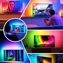 Led Verlichting TV - LED Strip Achtergrond - Sfeer Creëren - HDMI Sync Box - 4K Resolutie - Veelkleurig — thumbnail 4