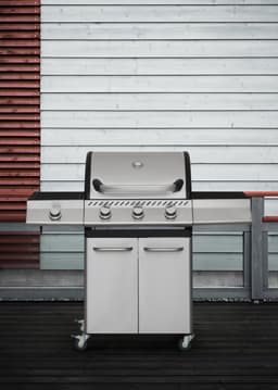 Mustang Gasbarbecue Knoxville 3+1 RVS – met 3 Branders en Zijbrander – 12,8 kW | Gietijzeren Grillrooster — thumbnail 3
