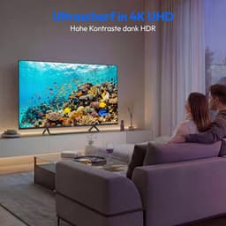 MEDION 108 cm (43 Zoll) QLED Fernseher (Smart-TV, Dolby Vision HDR, HBO Max, MagentaTV, Prime Video, Disney+, DAZN, Paramount+, Dolby Atmos, VIDAA Store, PVR, Bluetooth, MD 843602) — thumbnail 3