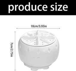 Kleine Afwasmachine - Automatische Reiniger - Efficiënt Afwassen - Compact ABS Ontwerp - 10 x 7 cm - A — thumbnail 5