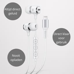 Grixx iPhone oortjes - EarPods voor iPhone en iPad - bedraad - met Microfoon en Afstandsbediening — thumbnail 5