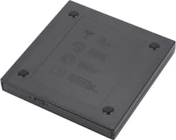 Externe DVD Brander - CD Schrijver - Bestanden Archiveren - Brede Compatibiliteit - USB 2.0 - Zwart — thumbnail 4