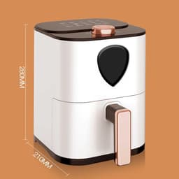 Kleine Airfryer - Heteluchtfriteuse - Snelle maaltijden - Energiebesparend en stil - 22 cm hoog - Wit — thumbnail 4