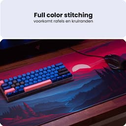 XXL Gaming Muismat Twilight Valley – 90x40 cm – Antislip Onderlegger — thumbnail 4
