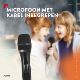 Party speaker - Fenton LIVE2102 Partystation met Bluetooth en lichteffecten - Met Microfoon - 800W — thumbnail 4
