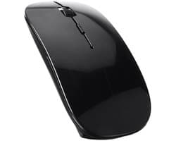 Draadloze Muis - Laptop Muis - Computer Muis - Draadloos met Stille Klik - Zwart